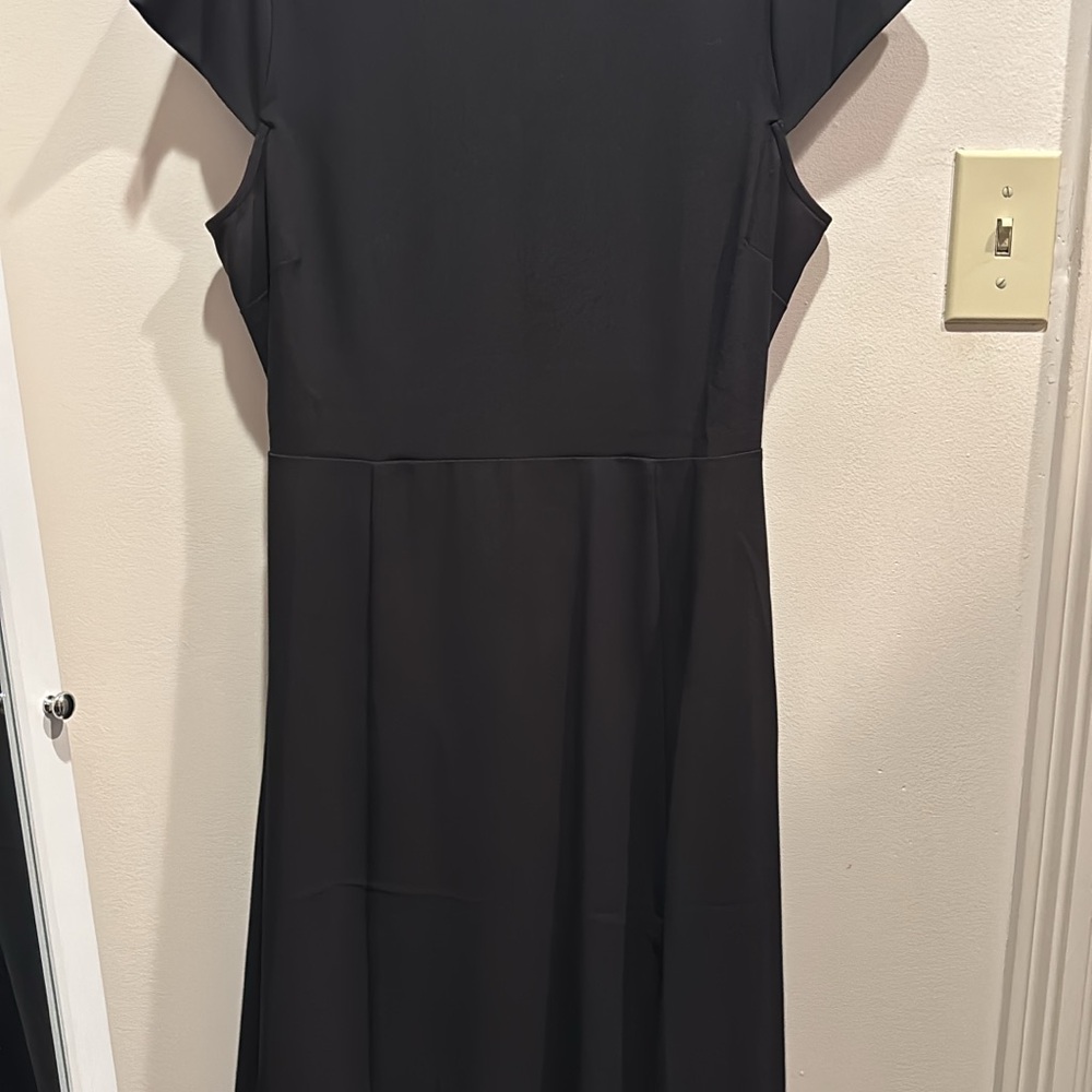 Sugarlips Classic Black Midi Dress